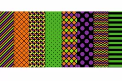 Halloween Digital Paper 16 Papers Pumpkin PNG Product Image 2