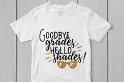 Good Grades Hello Shades - Summer SVG EPS DXF PNG Cut Files Product Image 3