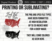 United States Svg, Land That I Love, America Sublimation PNG Product Image 3