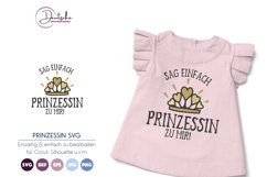 Sag einfach Prinzessin SVG | Krone SVG Product Image 1