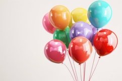 Colorful Balloons Background Wallpaper Product Image 1