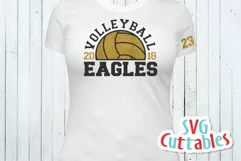Volleyball SVG | Volleyball Template 0021 | Shirt Design Product Image 2