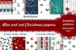 Christmas Digital Papers Product Image 1