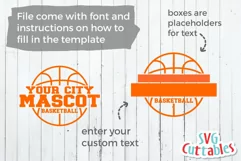 Basketball SVG | Basketball Template 0023 | Shirt Design Product Image 6