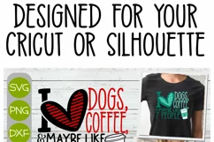 Dogs and Coffee - A Layered Dog Mom Cricut Cut File SVG Product Image 2