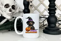 Happy Halloweenie Sublimation Design | Halloween Png Product Image 3