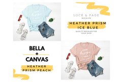 Heather Mockup Bundle Bella Canvas 3001 T-Shirt Bundle Product Image 3