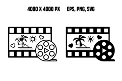 Film Romance Icons Product Image 1