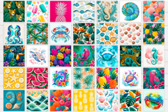 Summer Pillow Bundle. Summer Sublimation Product Image 2