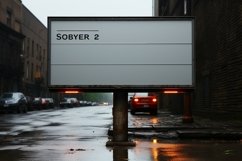 Roadside Billboard Sign Mockup Outdoor Signage Template Product Image 2