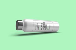 Rounded Long Bottle 3D Mockup Template Photoshop Product Image 1