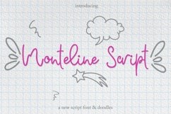 Web Font Monteline Script and Doodles Product Image 1
