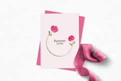 Vintage rose clipart | Watercolor flower clipart Product Image 3