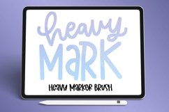 Heavy Mark - A Heavy Marker Brush for Procreate Product Image 1