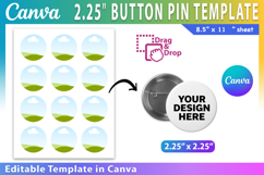 Button Pin Template BUNDLE Canva Frame Button Pin Badge Product Image 1