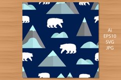 Bear. 6 Seamless patterns. Product Image 4
