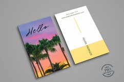 Nature colors elegant business card Product Image 3