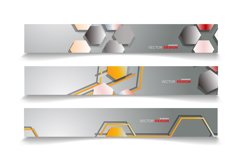 set banner abstract background . vector editable Product Image 1