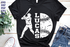 Custom Name Baseball Graphic Tee Product Image 1