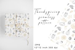 Thanksgiving Digital Paper.Thanksgiving Seamless Pattern Product Image 1
