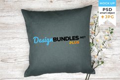 Pillow Mockup | Cushion Mockup in JPG and PSD smart object Product Image 1