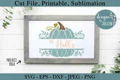 Split Pumpkin SVG, png, eps, jpeg, DXF, sublimation Product Image 1