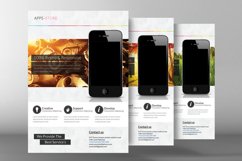 Creative Mobile App Flyer Product Image 2