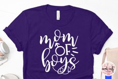 Mother of boys - Mother SVG EPS DXF PNG Cutting File Product Image 3