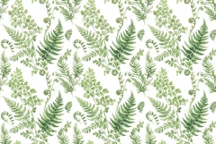watercolor fern seamless pattern, Mother's Day Product Image 1