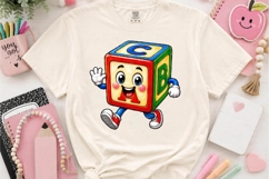 ABC Block Character PNG Preschool Learning Design Product Image 2