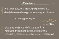 Miralace Cyrillic Script Font Product Image 10