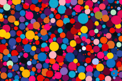 Colorful Circles Background Wallpaper Product Image 1