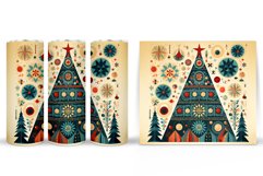 Christmas Tree Tumbler. Christmas Tree Tumbler Sublimation Product Image 2