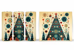 Christmas Tree Tumbler. Christmas Tree Tumbler Sublimation Product Image 2