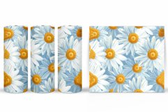 Daisy Flowers Tumbler Design. Floral Tumbler Sublimation Product Image 2