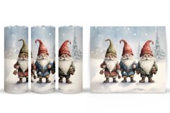 Winter Gnome Tumbler Sublimation. Christmas Gnome Tumbler Product Image 2
