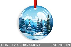 Christmas Tree Christmas Ornament. Christmas Sublimation Product Image 1
