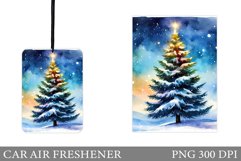 Christmas Tree Car Air Freshener. Winter Car Air Freshener Product Image 1