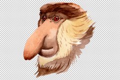 Primates Watercolor png Product Image 5