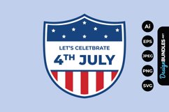 4th of July Badges Product Image 1