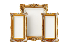 Baroque Picture Frame PNG Product Image 1