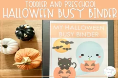 Halloween Busy Binder | Toddler and Preschool Activities Product Image 1