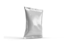 Snack Pouch Packaging 3D Mockup Template Photoshop Product Image 2