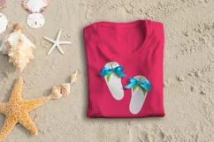 Summer Beach Ball and Sandals SVG Files Product Image 2