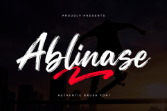 Ablinase - Authentic Brush Font Product Image 1