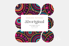 Aboriginal Dot Art Seamless Patterns Product Image 2