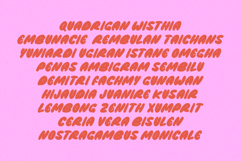 Abromies - Bold Fat Bubble Logo Branding Font Product Image 11