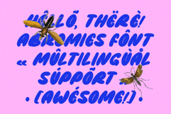 Abromies - Bold Fat Bubble Logo Branding Font Product Image 14