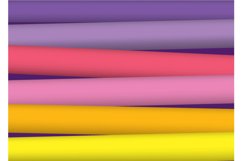 Abstract colorful strip line paper cut background Product Image 1