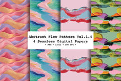 Abstract Flow Seamless Pattern Vol.1.4 - 4 PNG Product Image 1
